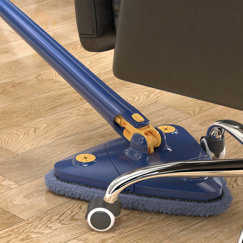 FlexiBroom™ -  Balai Rotatif 360° pour un Nettoyage des Sols, Murs et Plafonds