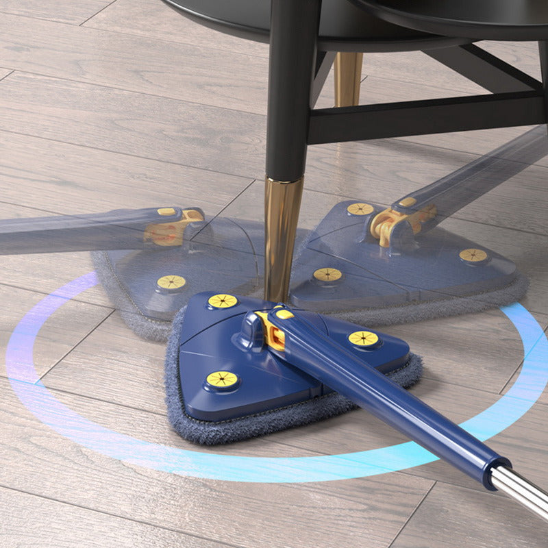 FlexiBroom™ -  Balai Rotatif 360° pour un Nettoyage des Sols, Murs et Plafonds