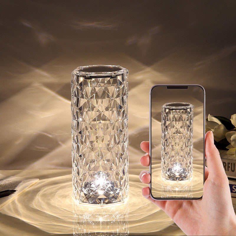 Lampe Touch Crystal - 16 couleurs