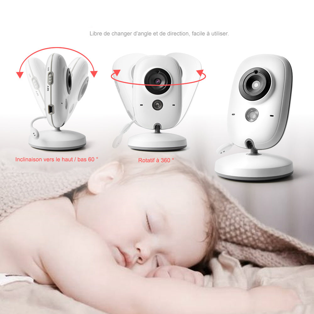 Talky Baby™ - Caméra de surveillance pour bébé [vision nocturne automatique]